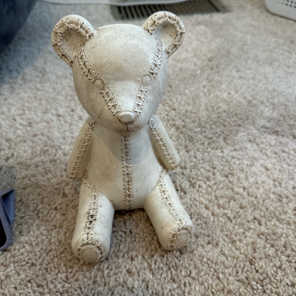 Cute Handmade-Style Teddy bear Coin Bank